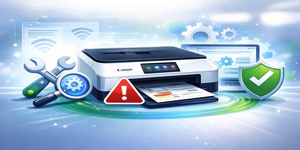 Canon Printer Offline but Connected