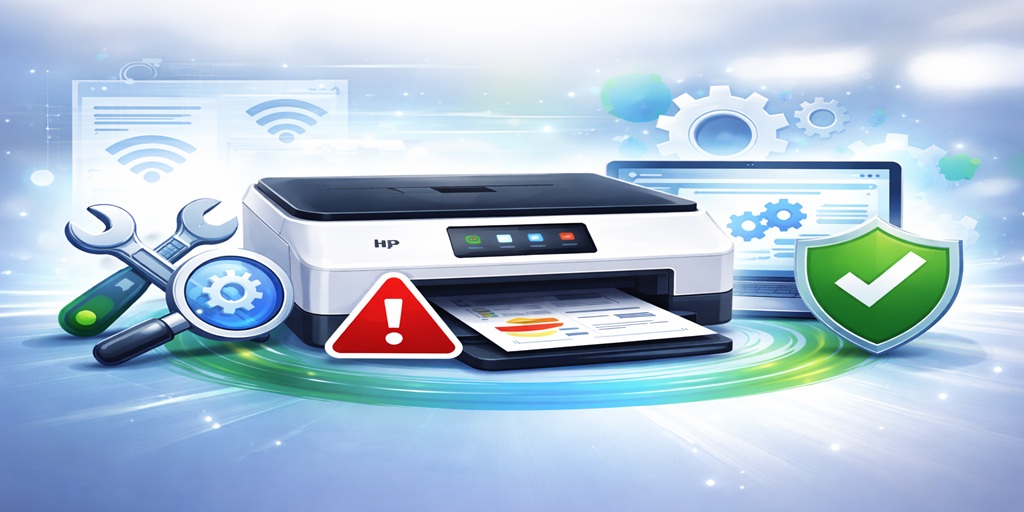hp printer offline fix