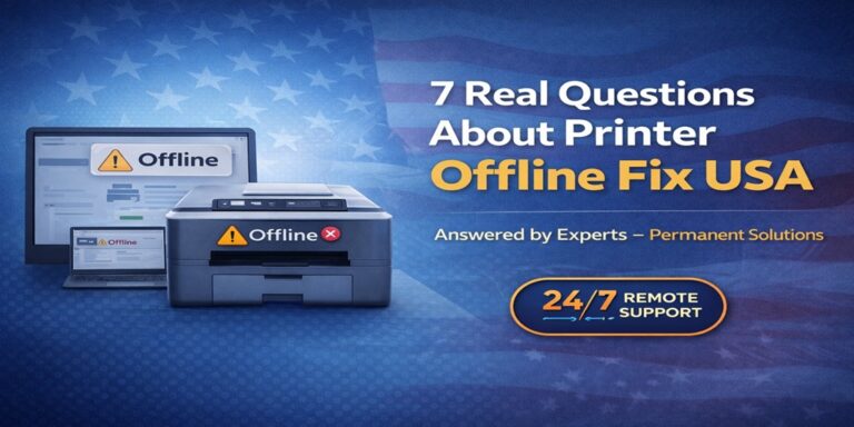7 Real Questions About Printer Offline Fix USA