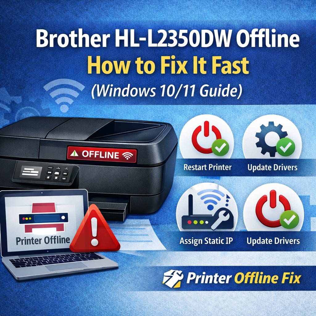 Brother HL-L2350DW Offline