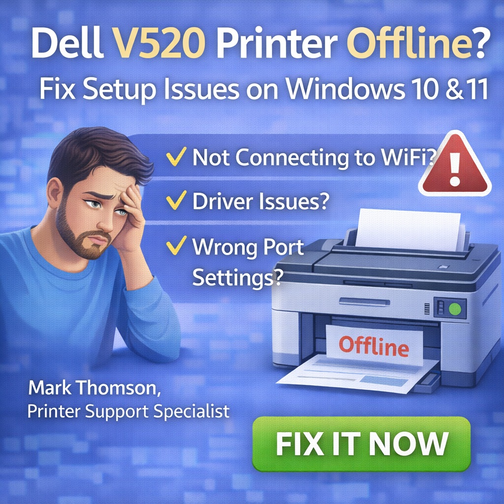 Dell V520 Printer Offline
