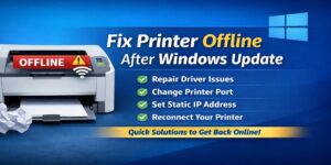 Fix Printer Offline After Windows Update