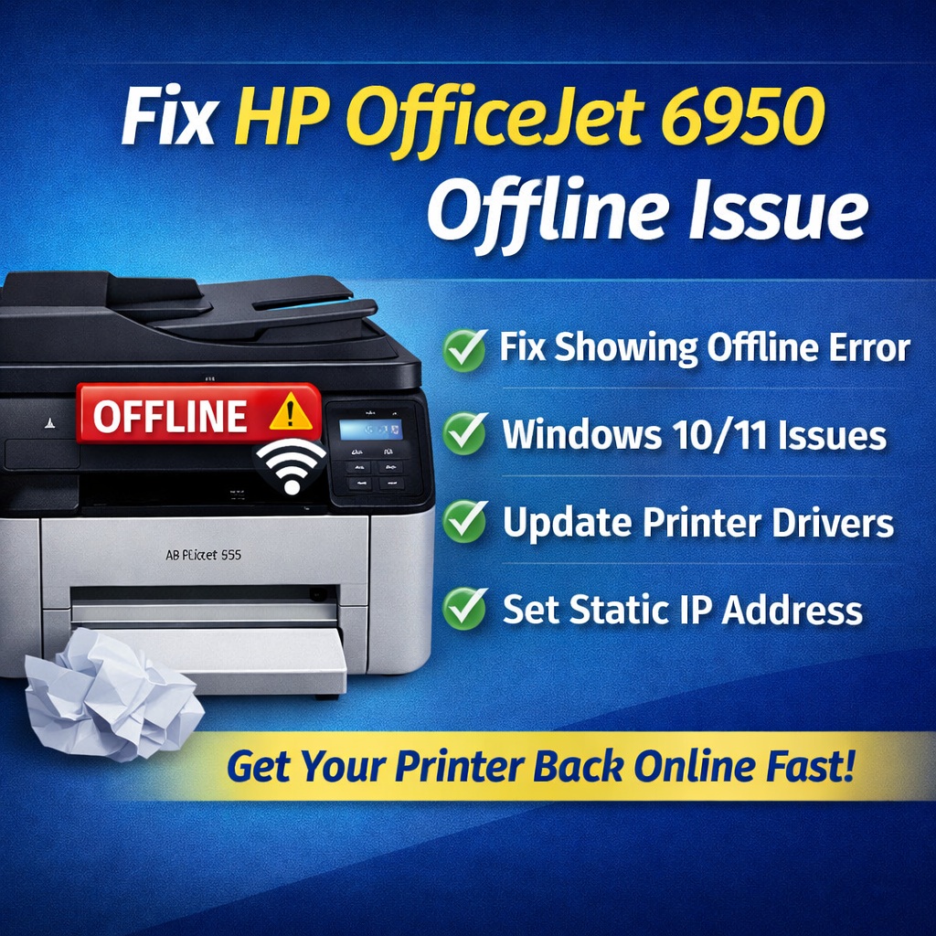 HP OfficeJet 6950 Offline