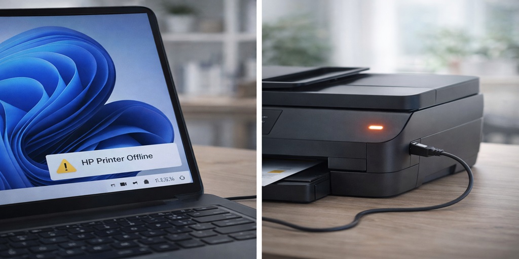 HP Printer Offline Windows 11