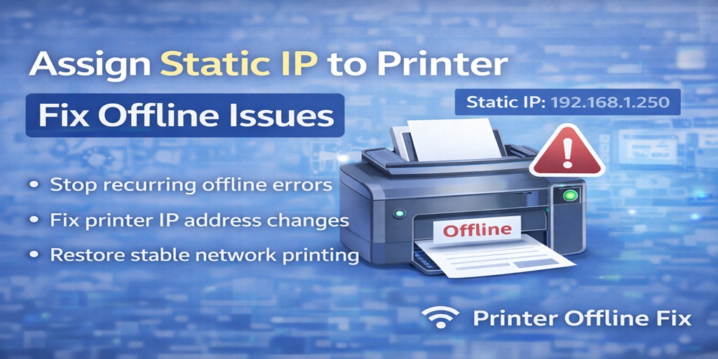 How to Assign Static IP to Printer