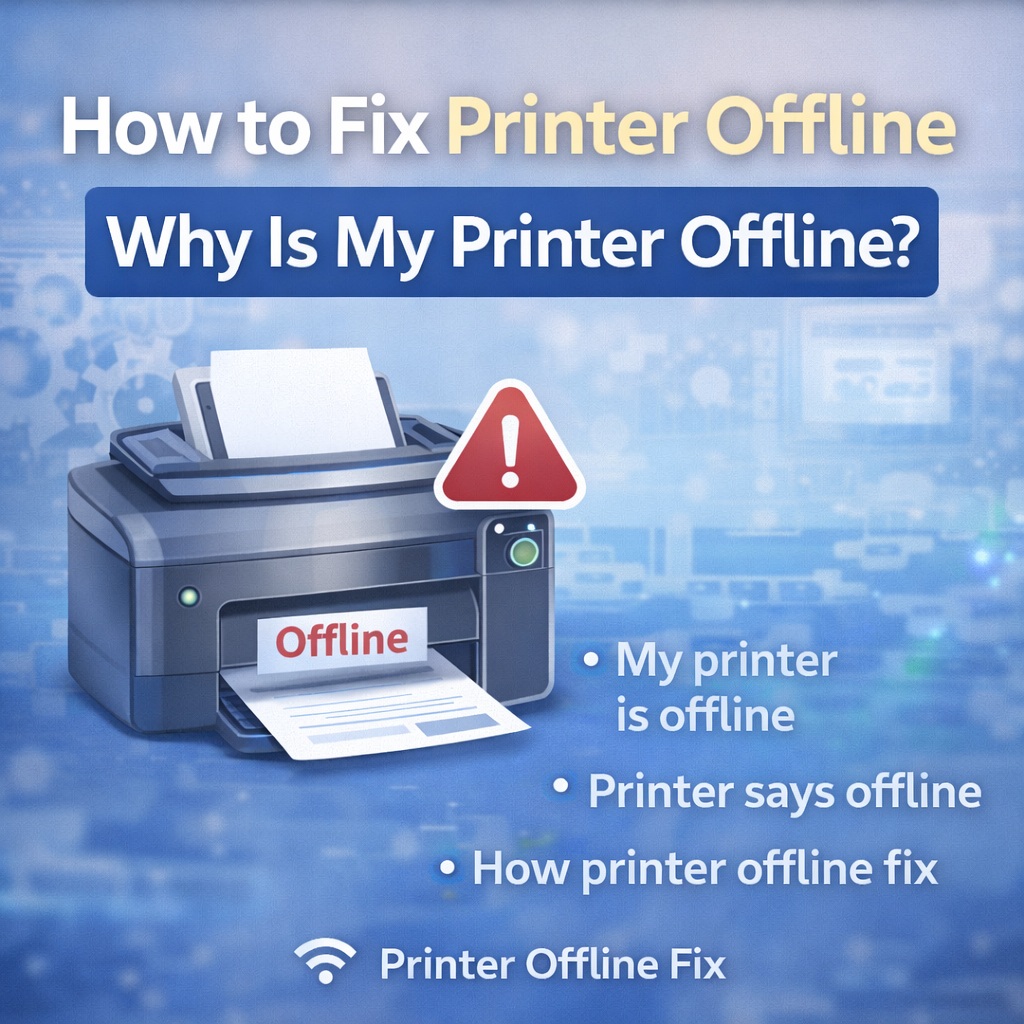 How to Fix Printer Offline