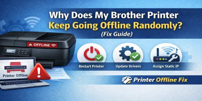 Why Does My Brother Printer Keep Going Offline Randomly