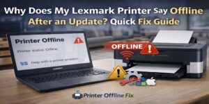 Why Does My Lexmark Printer Say Offline After an Update