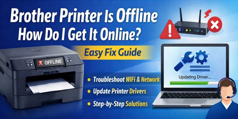 Brother Printer Is Offline How Do I Get It Online