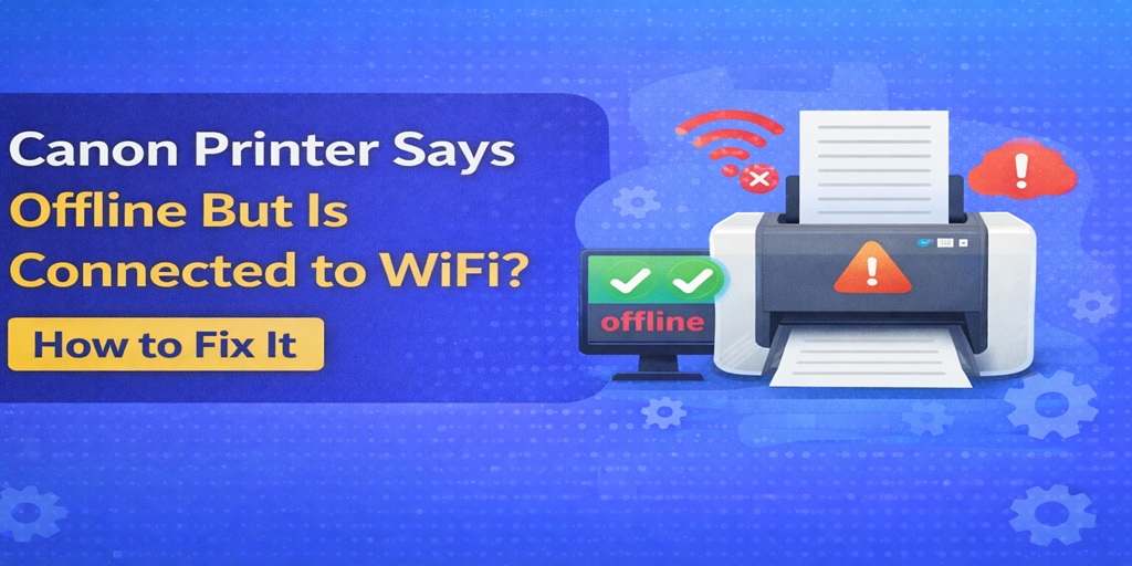 Canon Printer Says Offline But Is Connected to WiFi