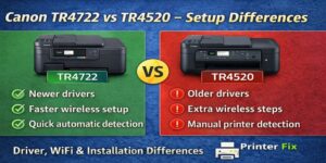 Canon TR4722 vs TR4520 – Setup Differences