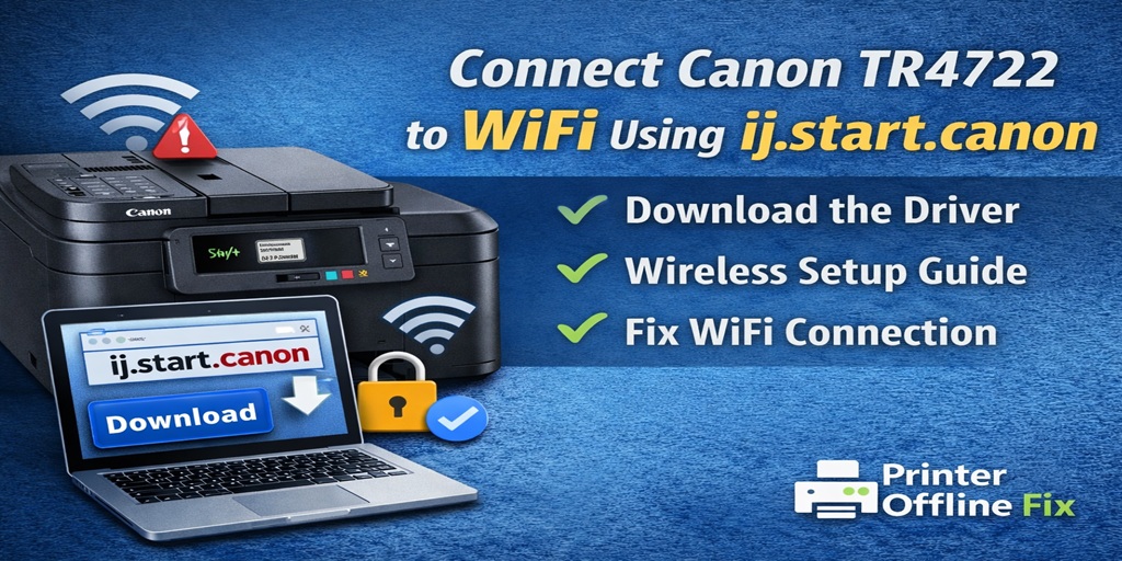 How to Connect Canon TR4722 to WiFi