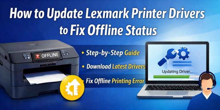 How to Update Lexmark Printer Drivers to Fix Offline Issue