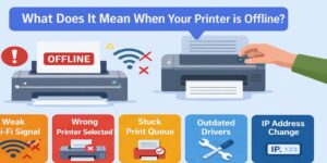 What does it mean when your printer is offline