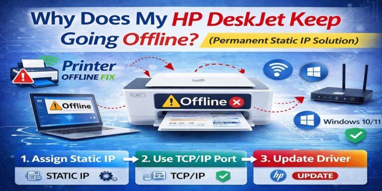 Why Does My HP DeskJet Keep Going Offline