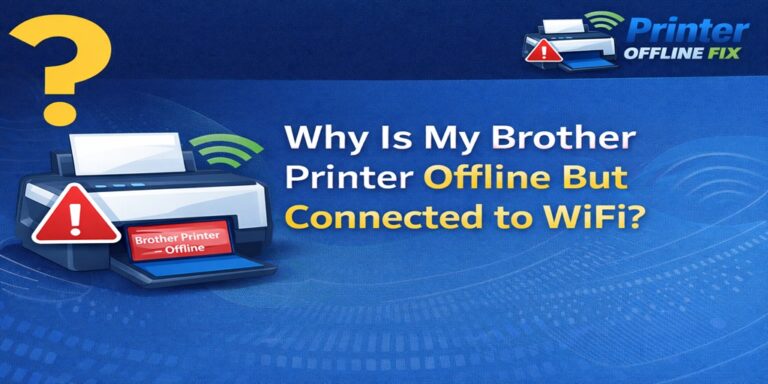 Why Is My Brother Printer Offline But Connected to WiFi