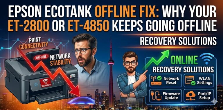 Epson EcoTank Offline Fix