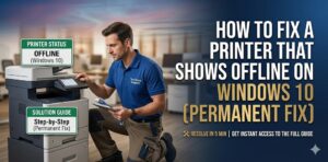 How to Fix a Printer That Shows Offline on Windows 10