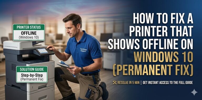 How to Fix a Printer That Shows Offline on Windows 10