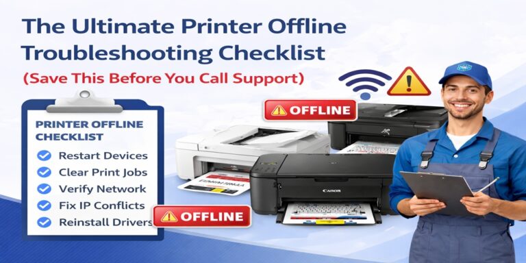 The Ultimate Printer Offline Troubleshooting Checklist