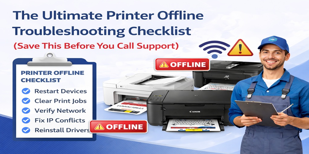 The Ultimate Printer Offline Troubleshooting Checklist